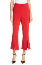 Women's Robert Rodriguez Eva Crop Trousers - Red