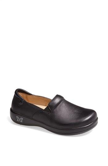 Women's Alegria 'keli' Embossed Clog -7.5us / 37eu - Black