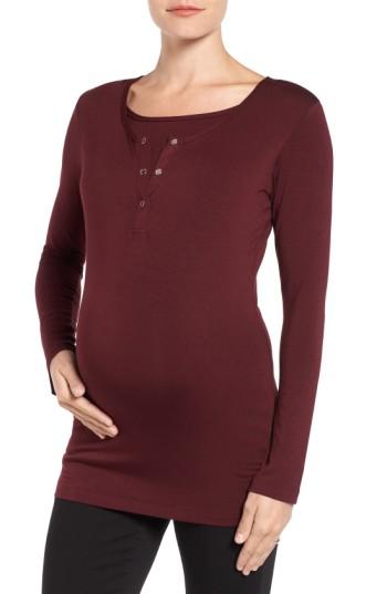 Women's Lab40 'wendy' Maternity/nursing Top - Blue
