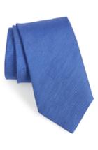Men's David Donahue Solid Linen & Silk Tie