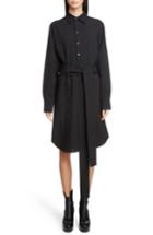 Women's Acne Studios Belted Shirtdress Us / 32 Eu - Black