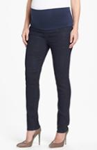 Women's Maternal America Print Maternity Skinny Jeans