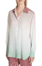 Women's Sies Marjan Degrade Silk Shirt - Pink