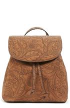 Sole Society Hawna Faux Leather Backpack - Brown