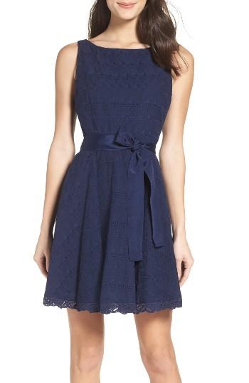 Women's Bb Dakota Ty Fit & Flare Dress