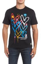 Men's Psycho Bunny Goldcrown Graphic T-shirt (xl) - Black