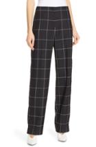 Women's Hugo Hilani Windowpane Trousers - Black