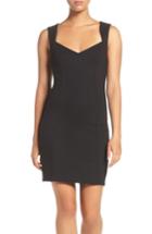 Women's French Connection 'lula' Stretch Body-con Dress - Black