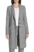 Women's Boss Canati Long Plaid Jacket