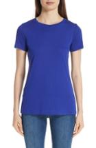 Women's St. John Collection Crystal Embellished Jersey Tee - Blue