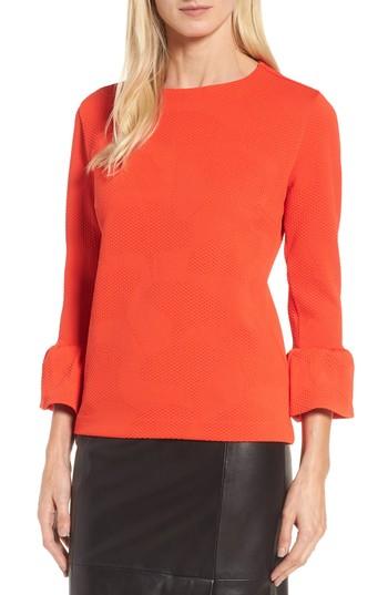 Women's Boss Jacquard Knit Top