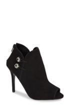 Women's Nina Mirela Peep Toe Bootie .5 M - Black