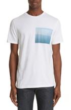 Men's A.p.c. Seaview Print Pocket T-shirt - White