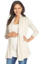 Women's Tart Maternity 'lexa' Wrap Cardigan - Beige