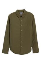 Men's Bonobos Snap Front Shirt Jacket, Size - Green