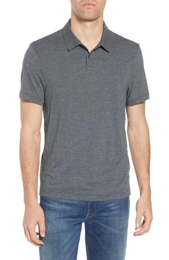 Men's James Perse Point Collar Polo (xs) - Blue