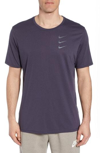 Men's Nike Dry Running Division T-shirt - Grey