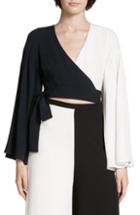 Women's Staud Tramps Colorblock Top - Black
