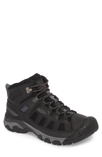 Men's Keen Targhee Vent Mid Hiking Boot .5 M - Black