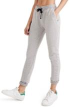 Women's Madewell Terry Trouser Sweatpants - Grey