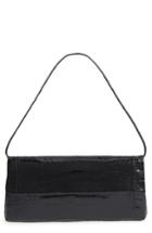 Nancy Gonzalez Gotham Genuine Crocodile Clutch - Black