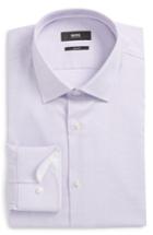 Men's Boss Jesse Slim Fit Dress Shirt - Purple