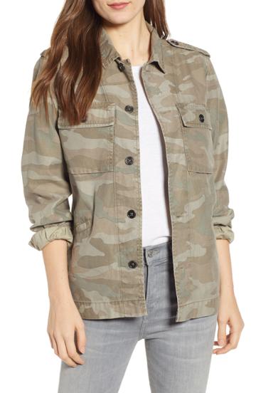 Women's Thread & Supply Mack Camouflage Jacket - Grey