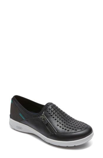 Women's Rockport Truflex Slip-on Sneaker .5 M - Black
