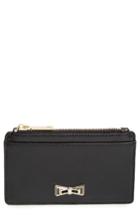 Women's Ted Baker London Bow Leather Coin Purse - Black