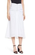 Women's Trouve Ruched Front Midi Skirt