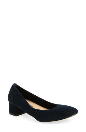 Women's Bella Vita Matisse Block Heel Pump N - Blue