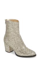 Women's Jimmy Choo Easton Block Heel Bootie Us / 34eu - Metallic