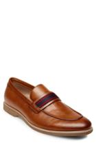 Men's Steve Madden Novel Webbed Loafer .5 M - Brown