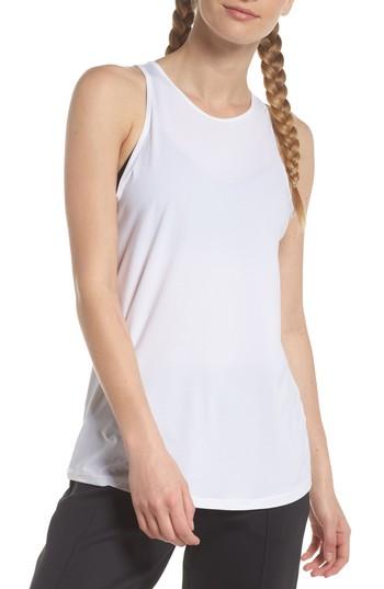 Women's Zella Strength Racerback Tank, Size - White