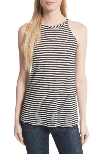 Women's Joie Odelia Stripe Linen Jersey Tank
