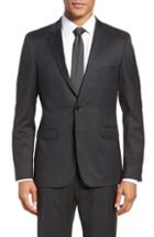 Men's Boss Ryan Cyl Extra Trim Fit Solid Wool Sport Coat R - Grey
