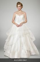 Women's Matthew Christopher Arabella Silk Ballgown, Size In Store Only - White