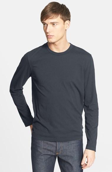 Men's James Perse Long Sleeve Crewneck T-shirt