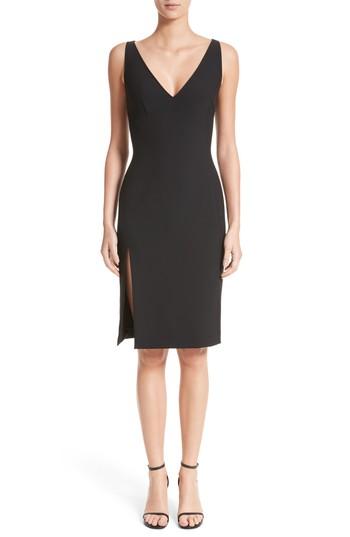 Women's Versace Collection Stretch Cady Sheath Dress Us / 42 It - Blue