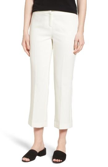 Women's Halogen Stretch Woven Crop Pants - Ivory