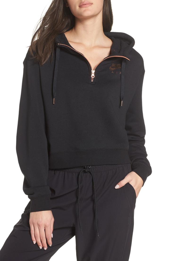 Women's Nike Sportswear Women's Half Zip Fleece Hoodie