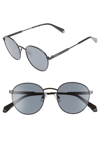 Women's Polaroid 51mm Polarized Round Sunglasses -