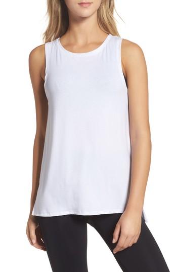 Women's Onzie Open Back Tank, Size - White