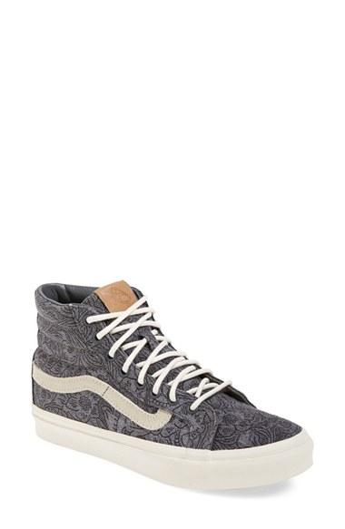 Women's Vans 'sk8-hi Slim' Sneaker M - Grey