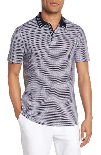 Men's Ted Baker London Sandpit Trim Fit Polo (m) - Blue