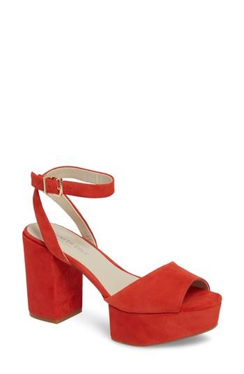 Women's Kenneth Cole New York Pheonix Sandal M - Orange