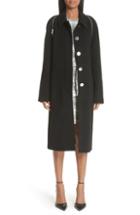 Women's Bernardo Bib Hooded Walker Coat, Size - Grey
