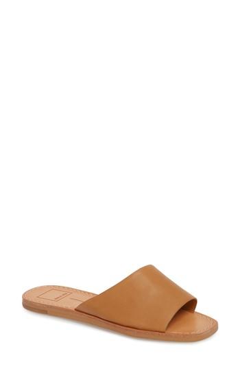 Women's Dolce Vita Cato Asymmetrical Slide Sandal .5 M - Brown