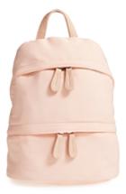 Street Level Faux Leather Trim Backpack -