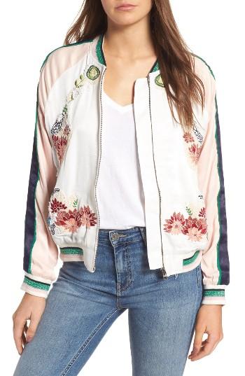 Women's Paul & Joe Sister Lesfleurs Bomber Jacket Us / 34 Fr - White